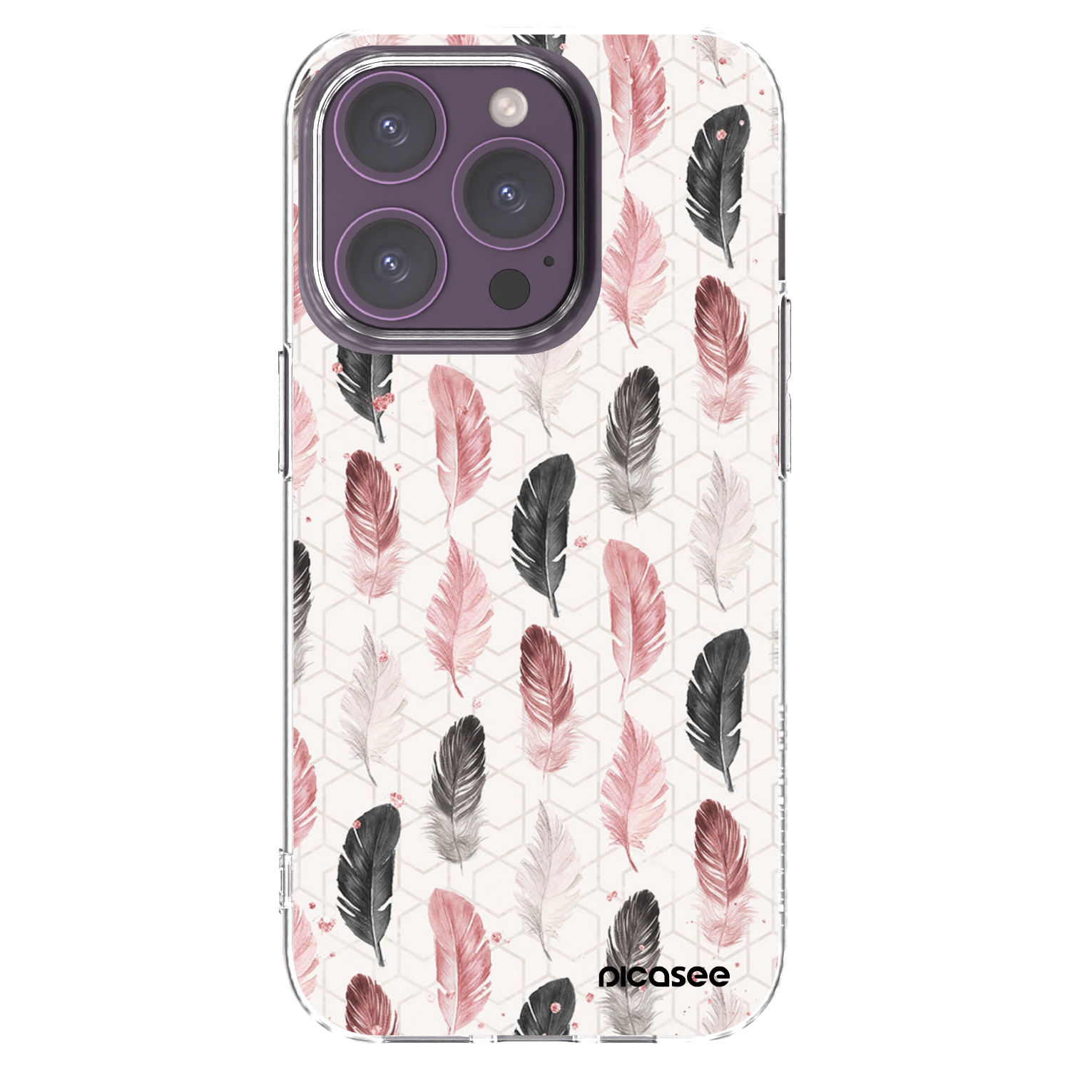 Picasee silikónový prehľadný obal pre Apple iPhone 14 Pro - Pírka 2