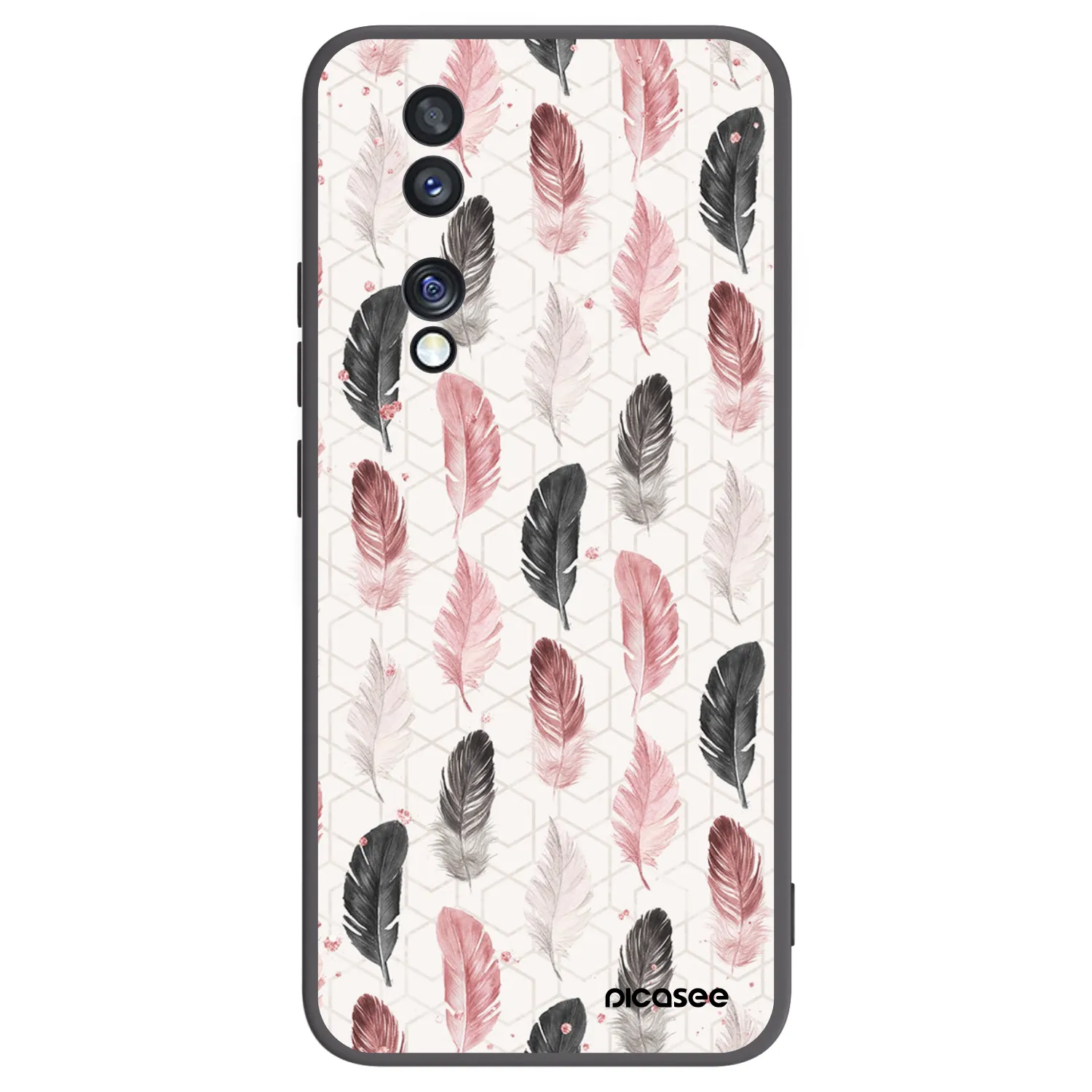 Picasee silikónový čierny obal pre Honor 70 - Pírka 2