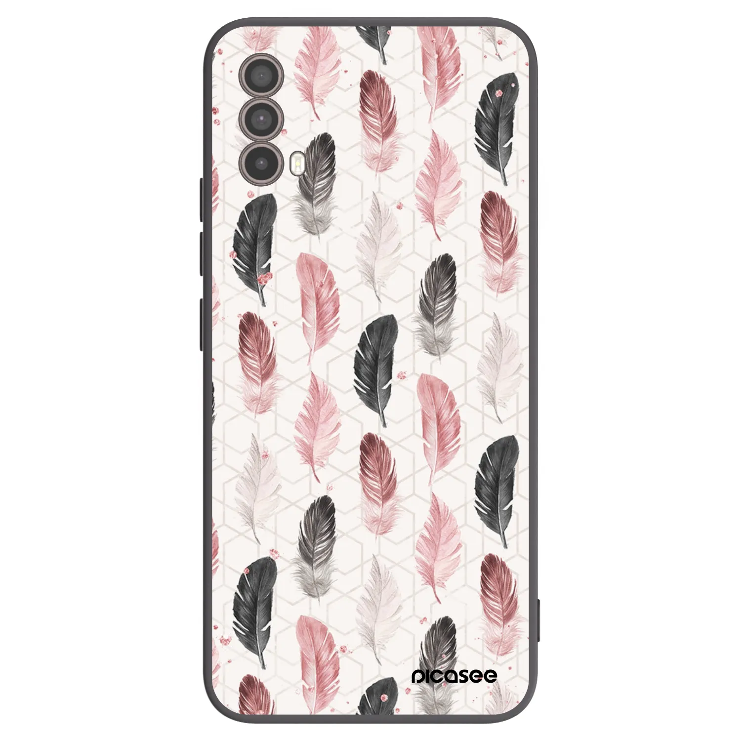 Picasee silikónový čierny obal pre Motorola Moto E40 - Pírka 2