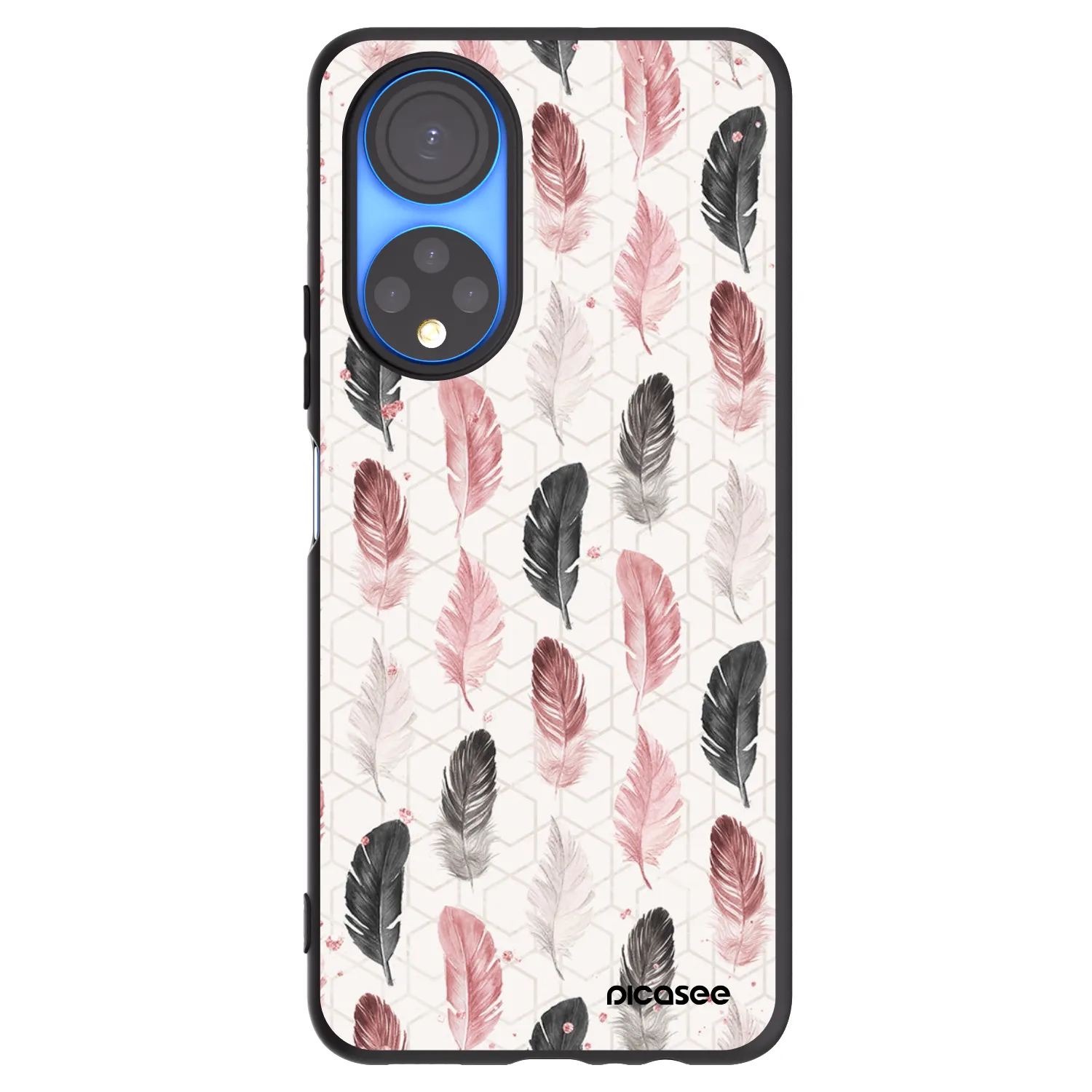 Picasee silikónový čierny obal pre Honor X7 - Pírka 2