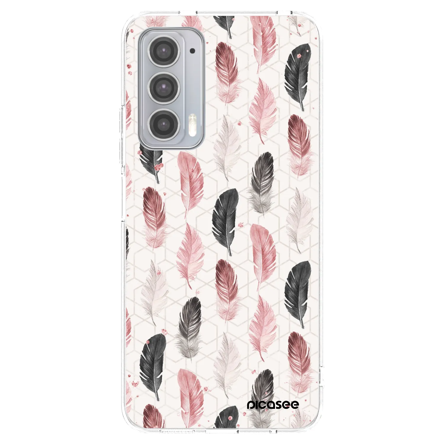 Picasee silikónový prehľadný obal pre Motorola Edge 20 - Pírka 2