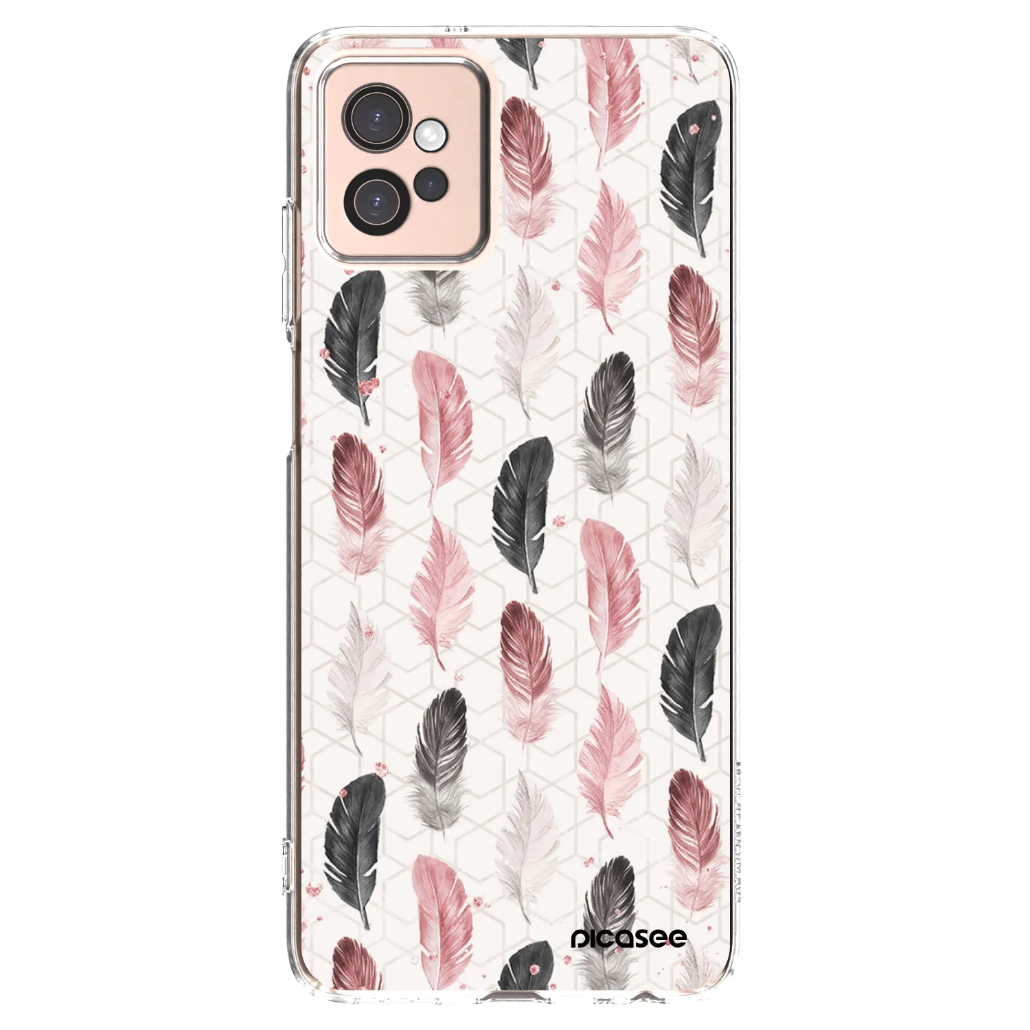 Picasee silikónový prehľadný obal pre Motorola Moto G32 - Pírka 2