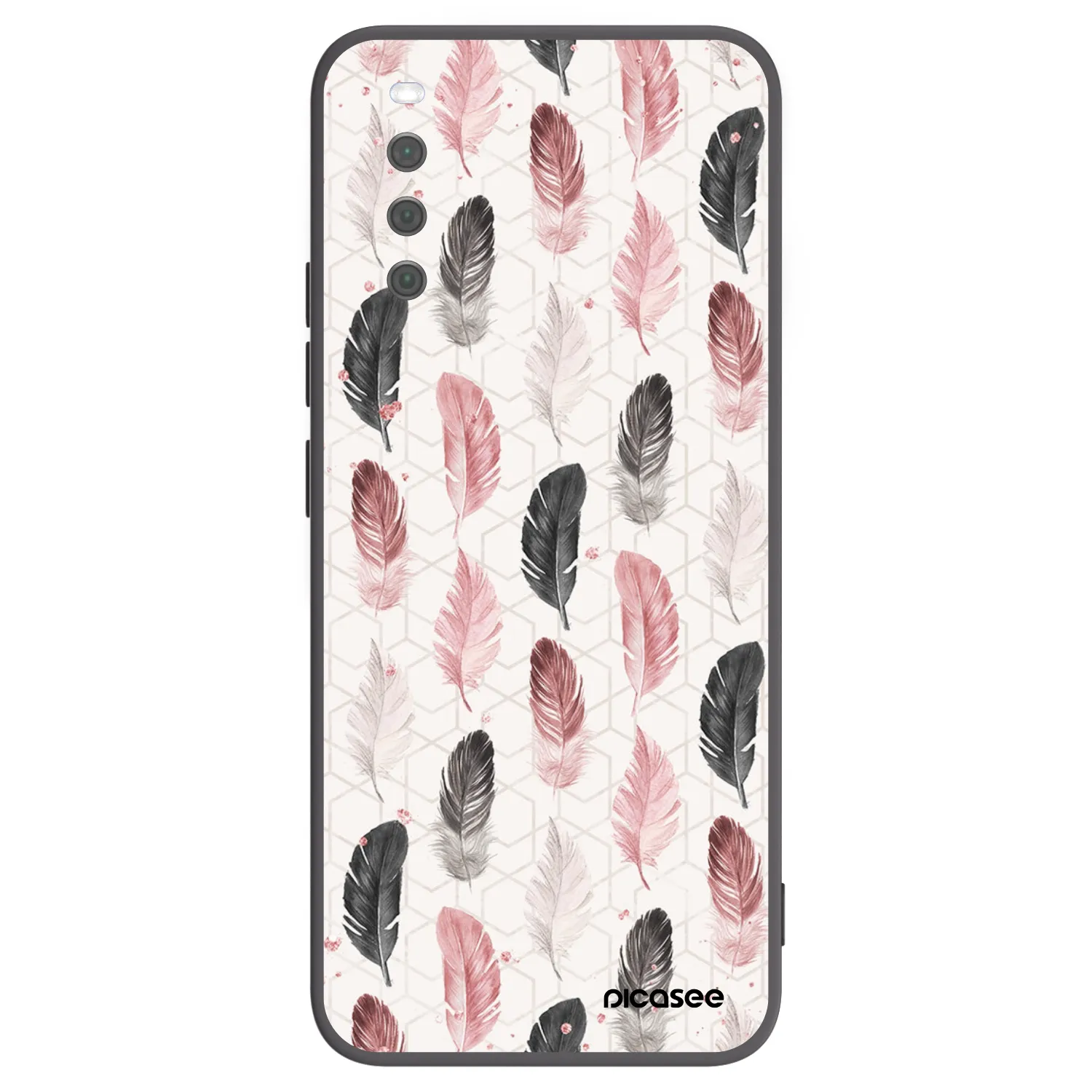 Picasee silikónový čierny obal pre Sony Xperia 10 III - Pírka 2