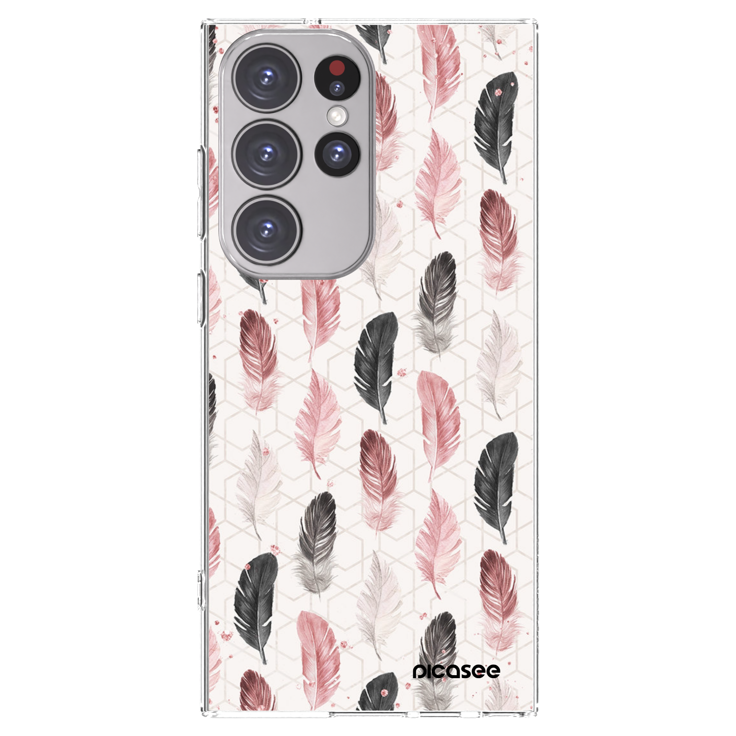 Picasee silikónový prehľadný obal pre Samsung Galaxy S23 Ultra 5G - Pírka 2