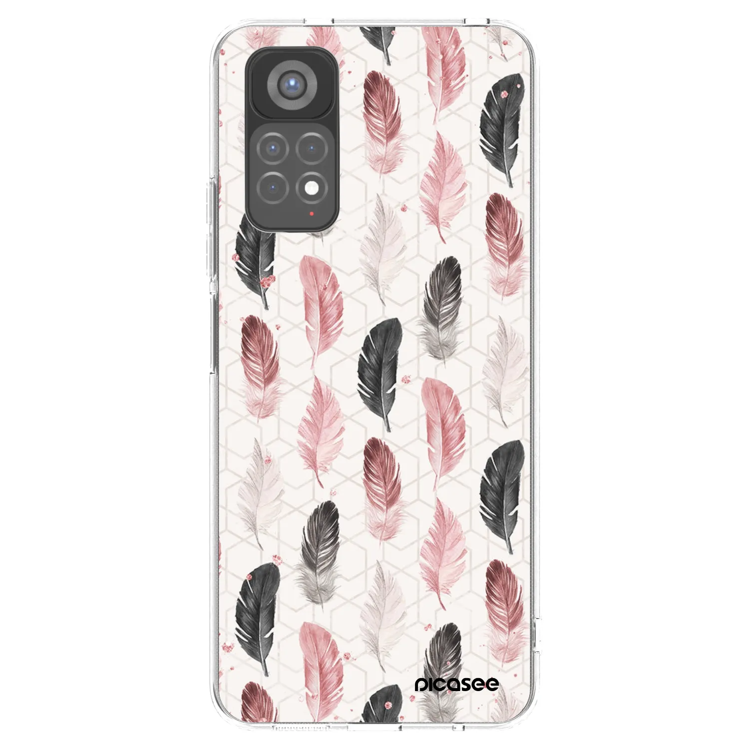 Picasee silikónový prehľadný obal pre Xiaomi Redmi Note 11S 5G - Pírka 2