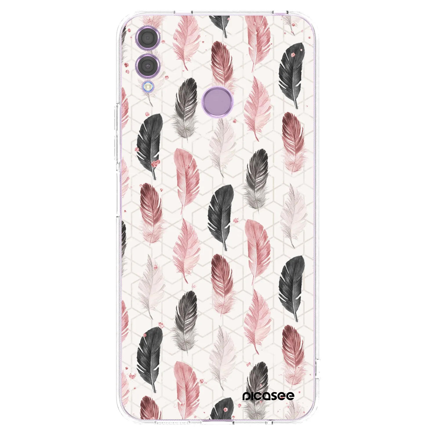 Picasee silikónový prehľadný obal pre Honor 8X - Pírka 2