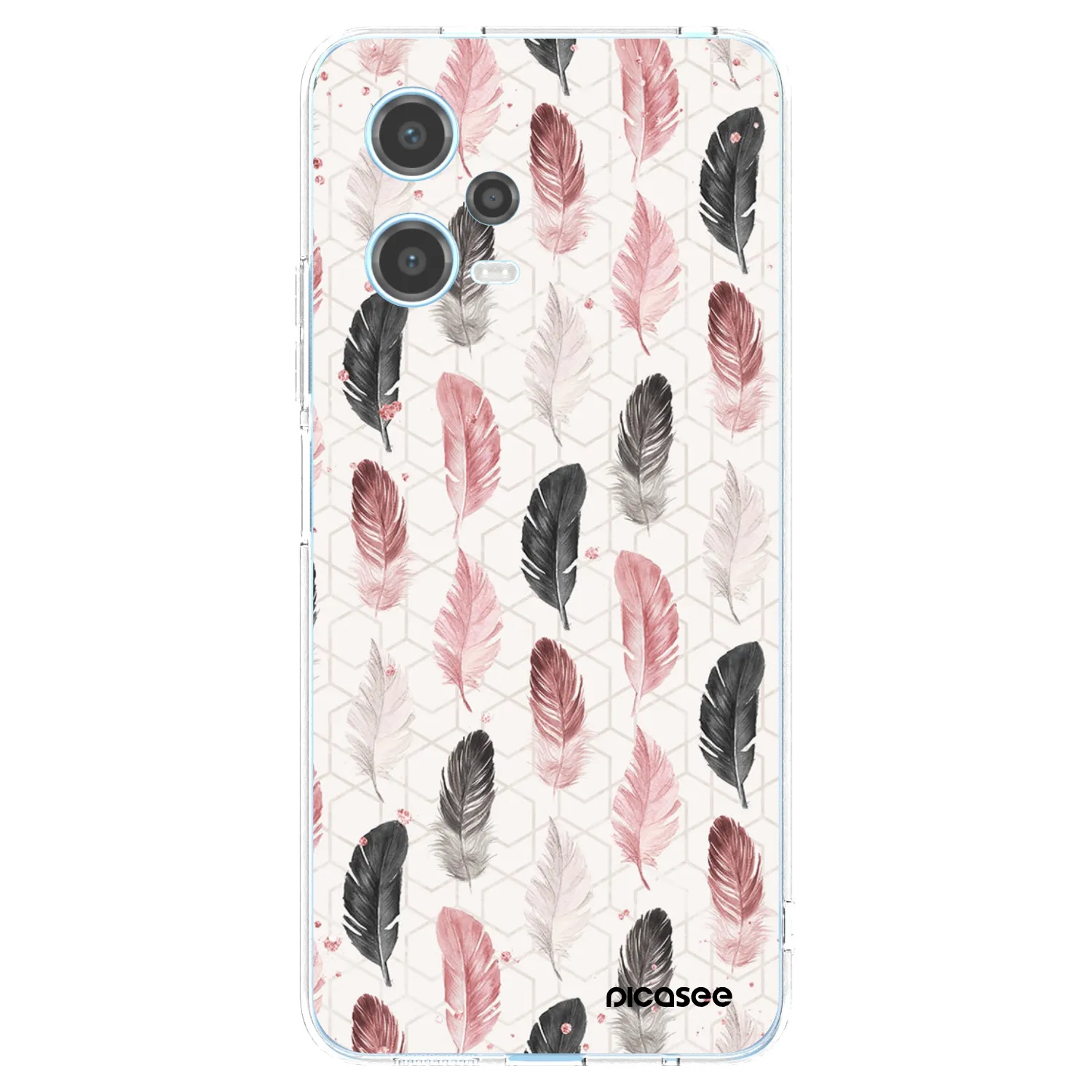 Picasee silikónový prehľadný obal pre Xiaomi Redmi Note 12 5G - Pírka 2