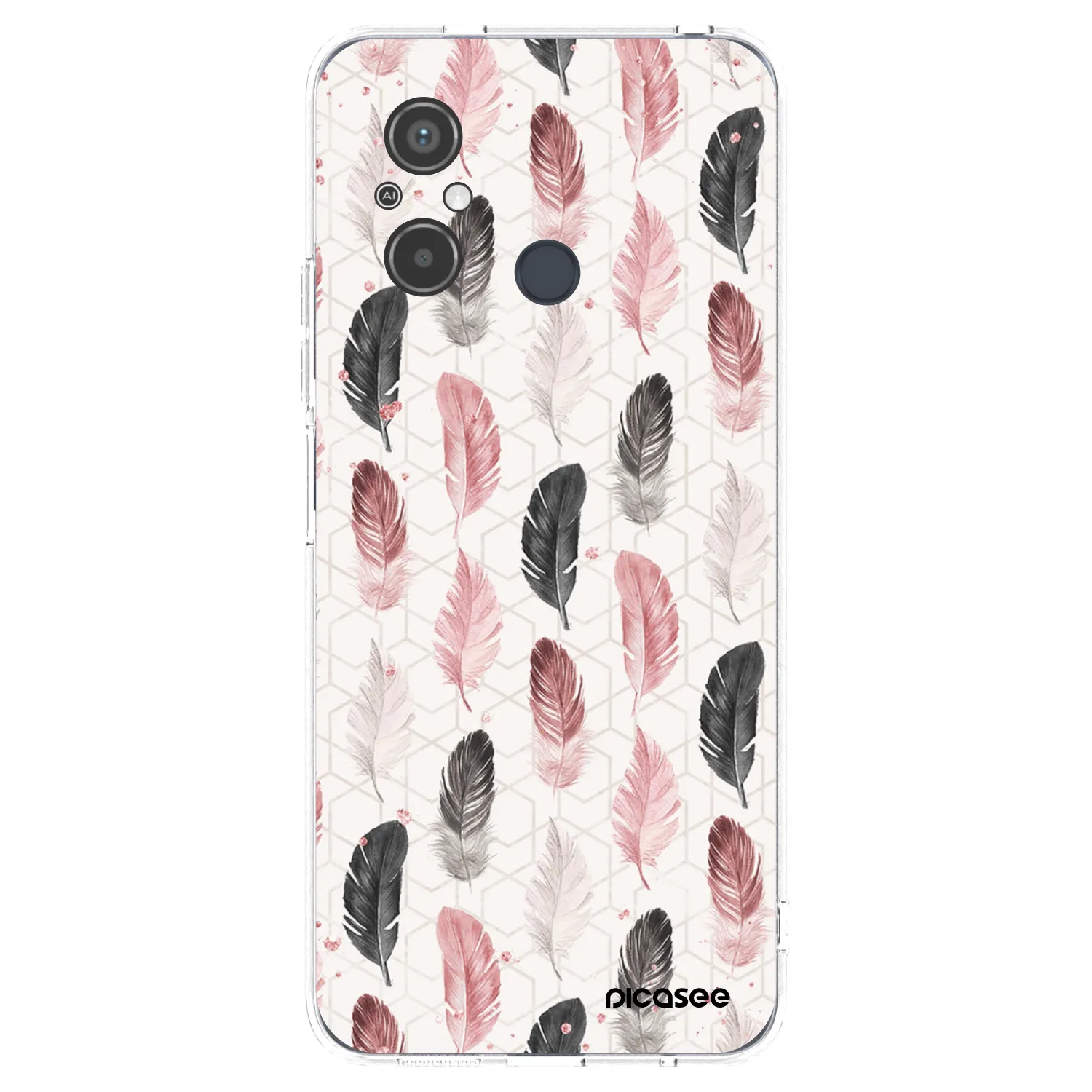 Picasee silikónový prehľadný obal pre Xiaomi Redmi 12C - Pírka 2