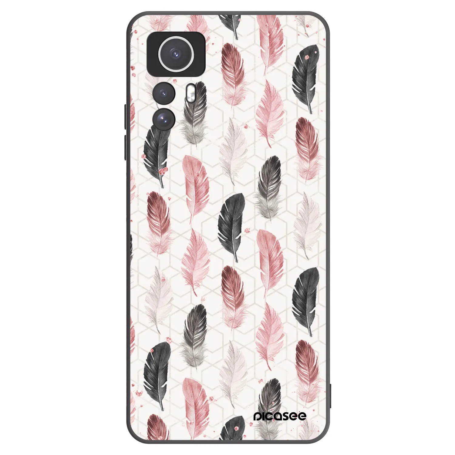 Picasee silikónový čierny obal pre Xiaomi Redmi Note 12S - Pírka 2