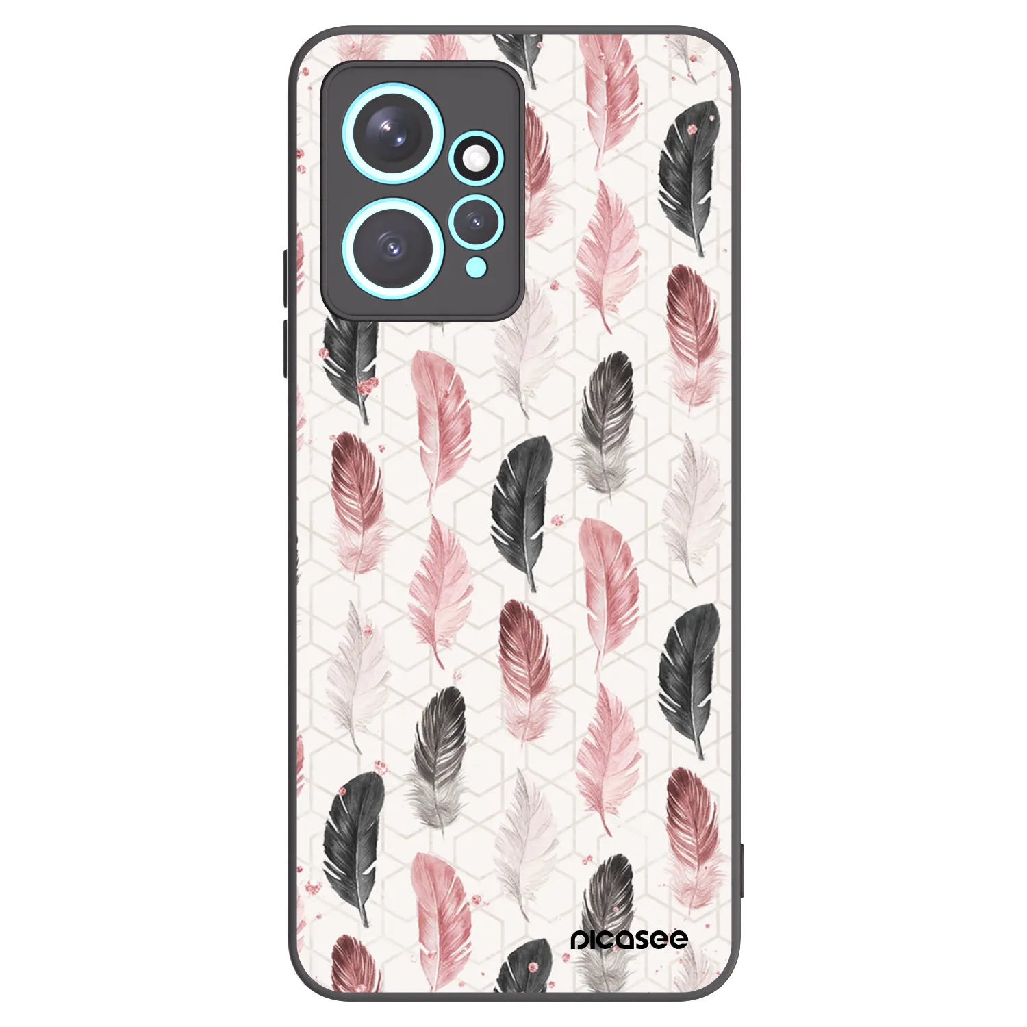 Picasee silikónový čierny obal pre Xiaomi Redmi Note 12 4G - Pírka 2