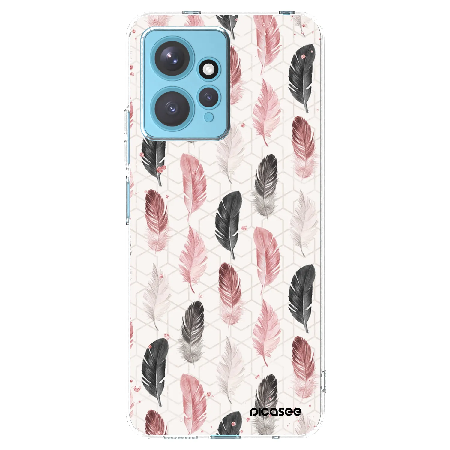 Picasee silikónový prehľadný obal pre Xiaomi Redmi Note 12 4G - Pírka 2