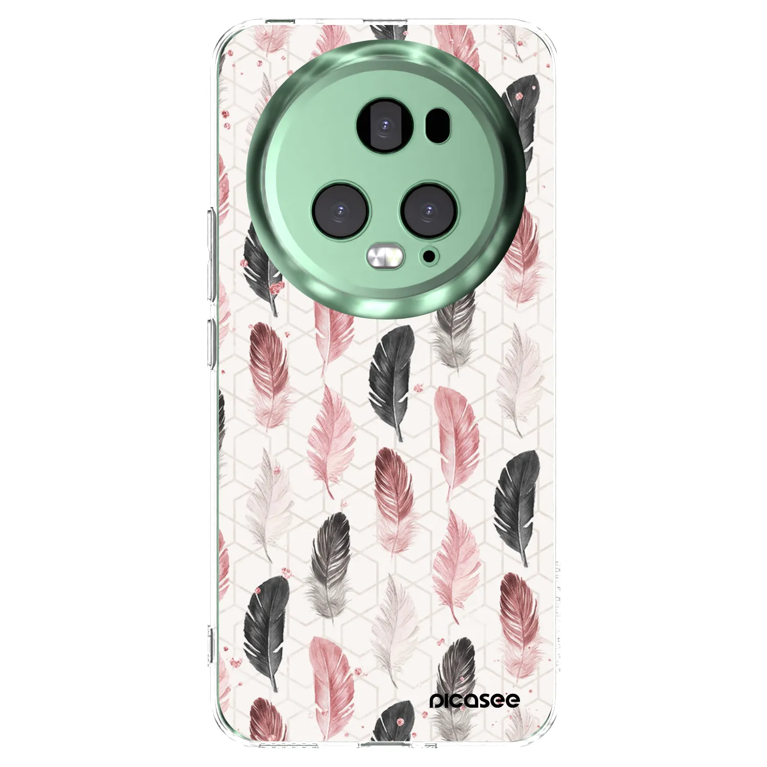 Picasee silikónový prehľadný obal pre Honor Magic5 Pro - Pírka 2