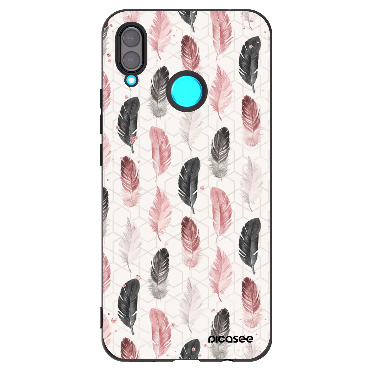 Picasee silikónový čierny obal pre Huawei Nova 3 - Pírka 2