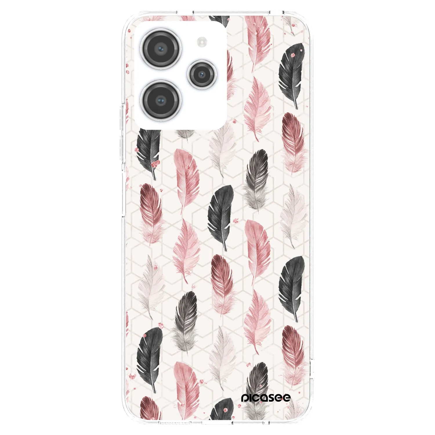 Picasee silikónový prehľadný obal pre Xiaomi Redmi 12 4G - Pírka 2