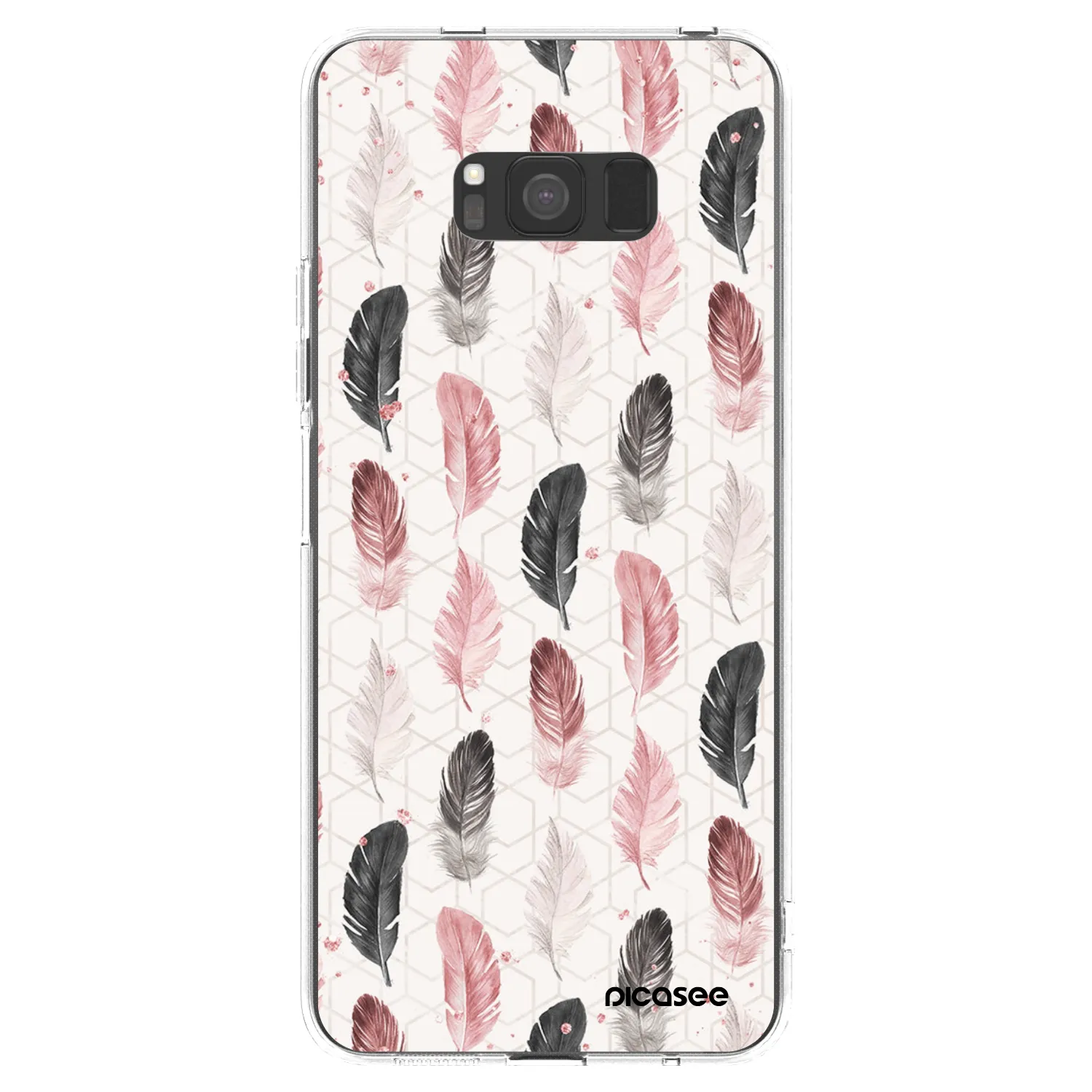Picasee silikónový prehľadný obal pre Samsung Galaxy S8 G950F - Pírka 2
