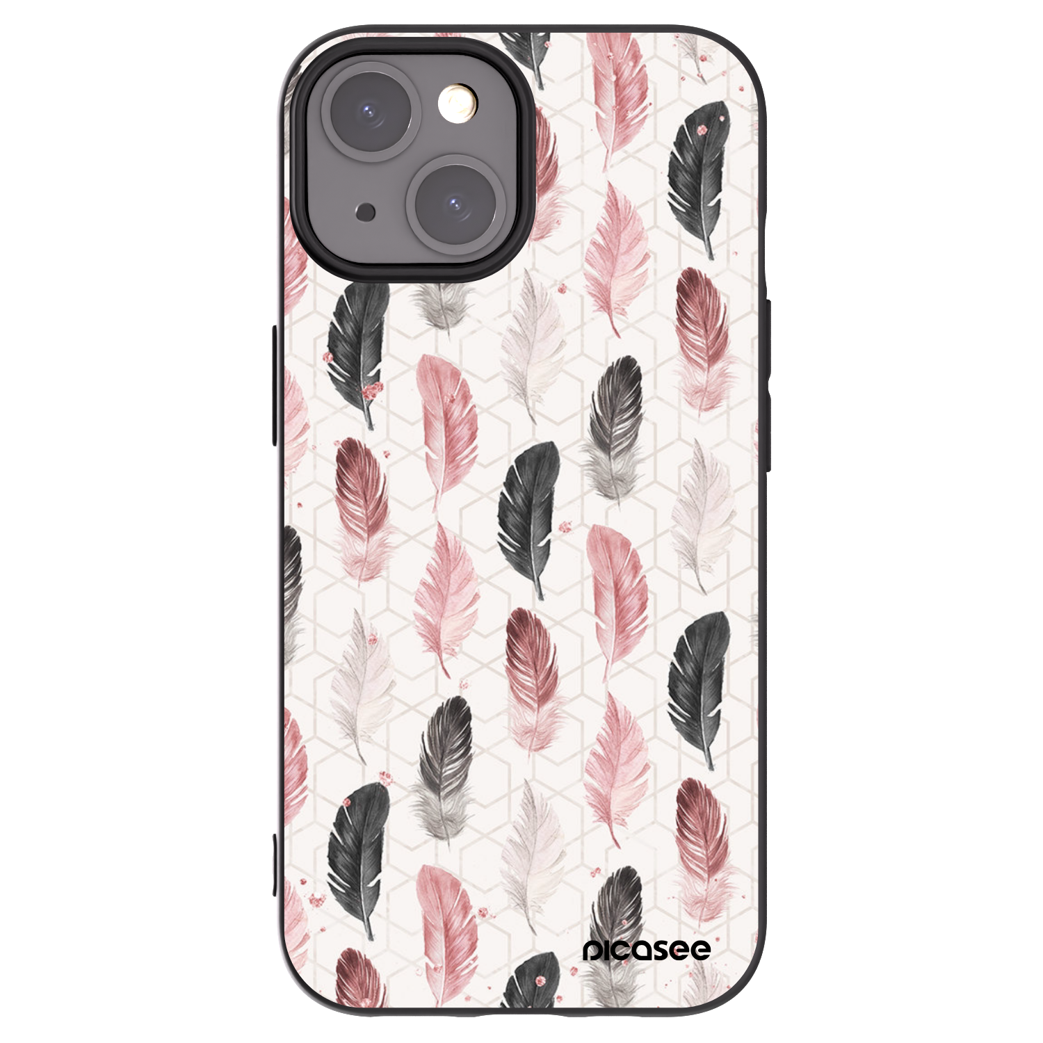 Picasee silikónový čierny obal pre Apple iPhone 15 - Pírka 2