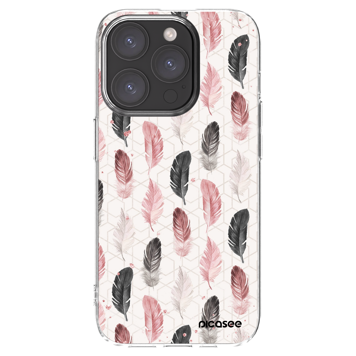 Silikónový prehľadný obal pre Apple iPhone 15 Pro - Pírka 2