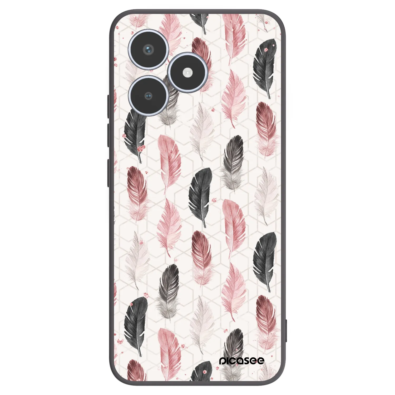 Picasee silikónový čierny obal pre Realme C53 - Pírka 2