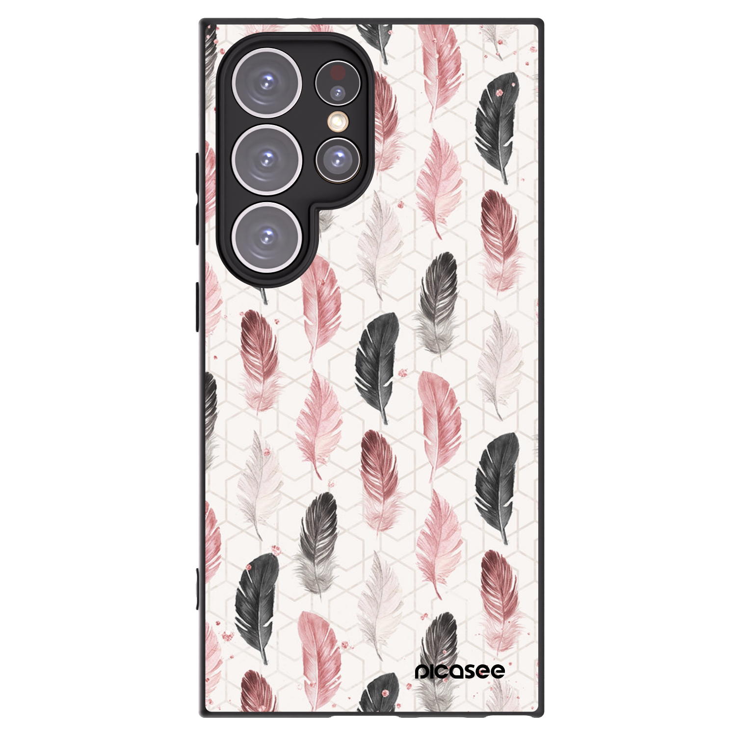 Picasee silikónový čierny obal pre Samsung Galaxy S24 Ultra S928B 5G - Pírka 2