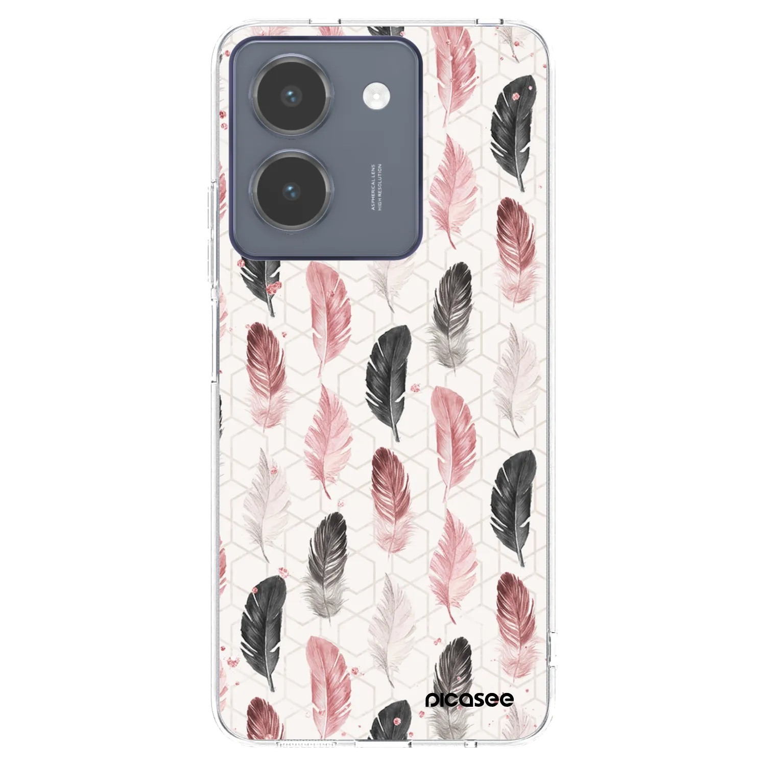 Picasee silikónový prehľadný obal pre Vivo Y36 4G - Pírka 2