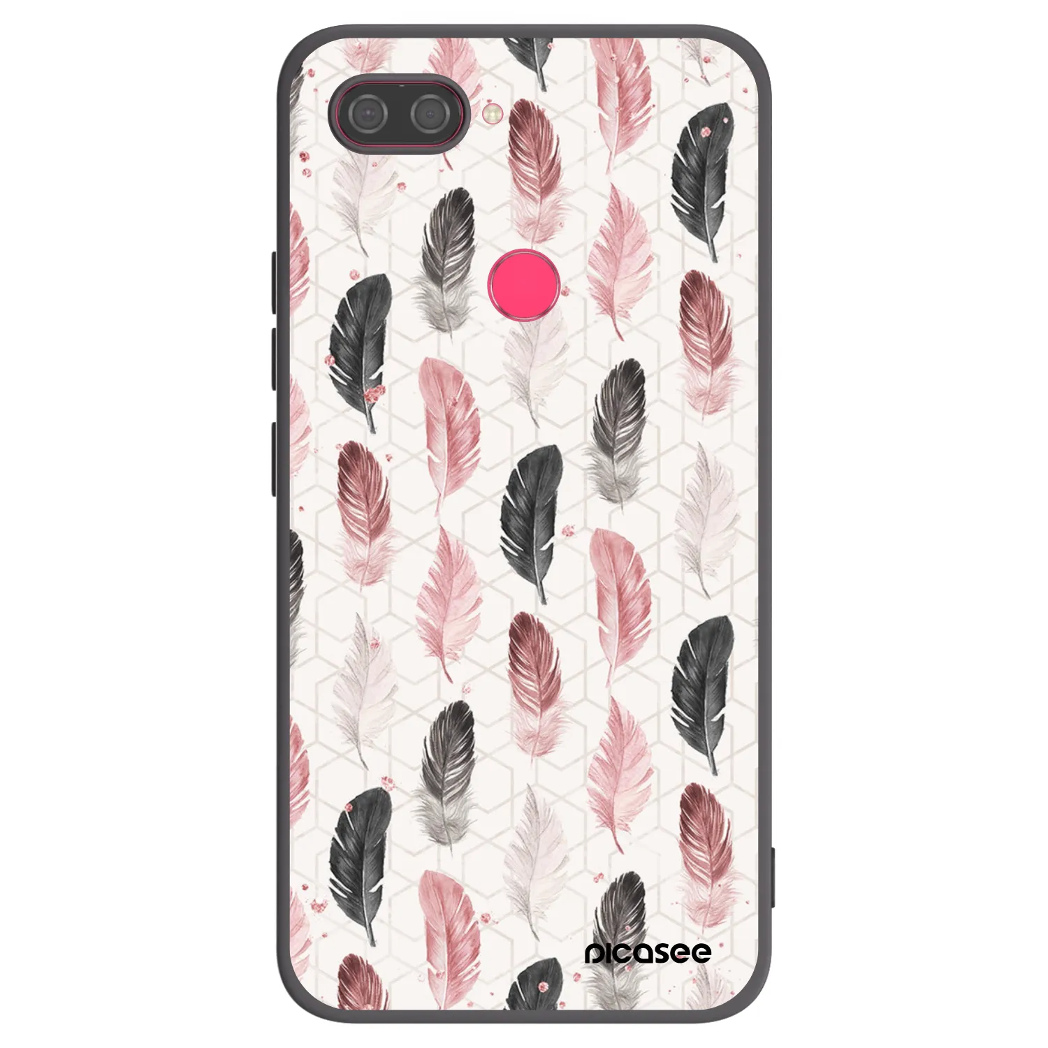 Picasee silikónový čierny obal pre Xiaomi Mi 8 Lite - Pírka 2