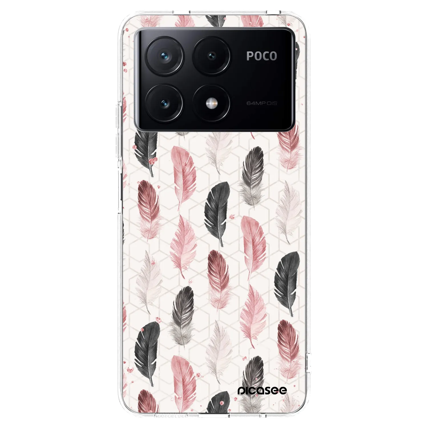 Picasee silikónový prehľadný obal pre Xiaomi Poco X6 Pro - Pírka 2