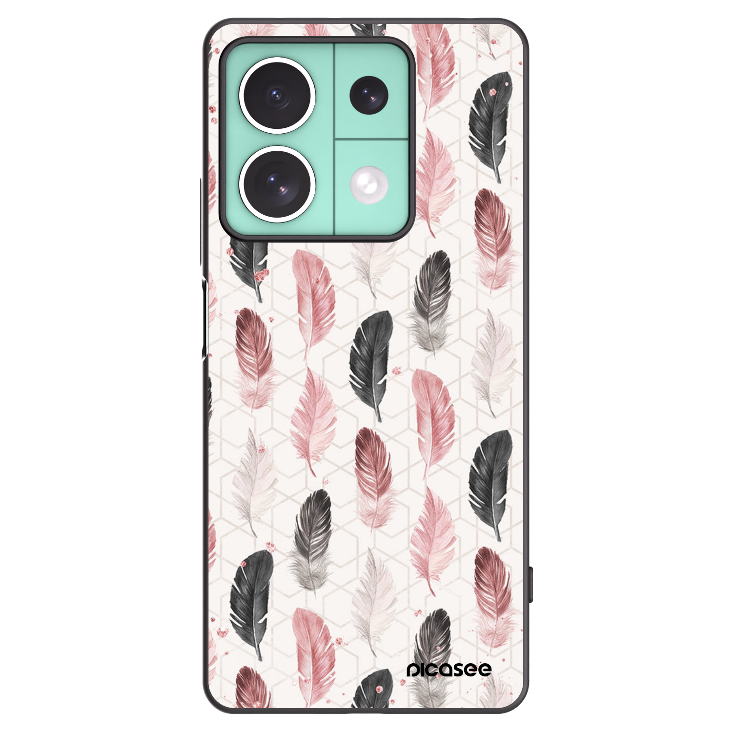 Picasee silikónový čierny obal pre Xiaomi Redmi Note 13 5G - Pírka 2