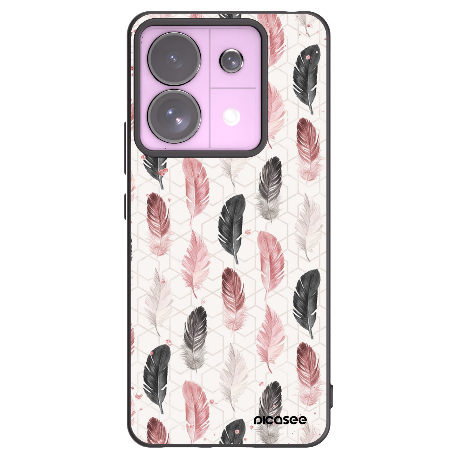 Picasee silikónový čierny obal pre Xiaomi Redmi Note 13 Pro 5G - Pírka 2