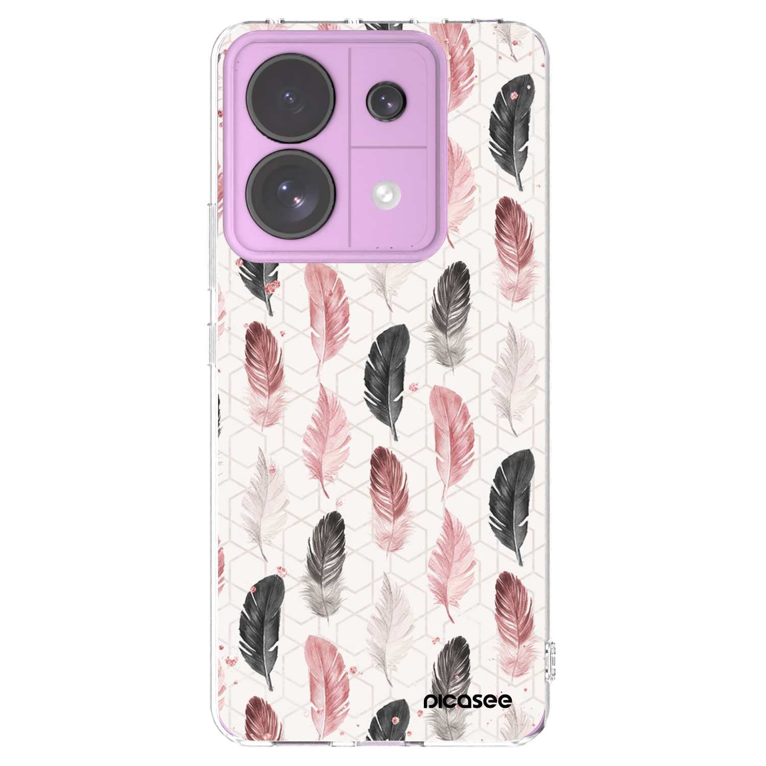 Picasee silikónový prehľadný obal pre Xiaomi Redmi Note 13 Pro 5G - Pírka 2