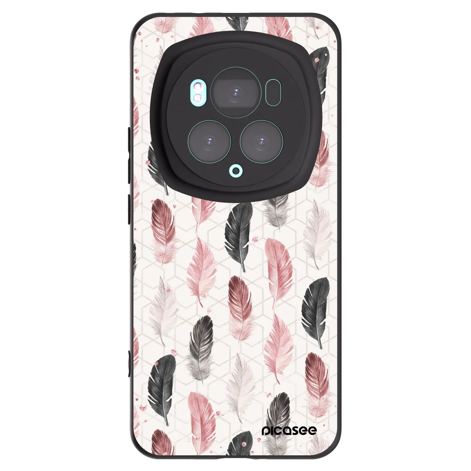 Picasee silikónový čierny obal pre Honor Magic6 Pro - Pírka 2