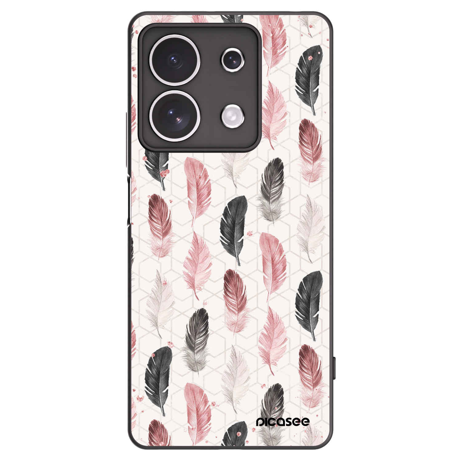 Picasee silikónový čierny obal pre Xiaomi Redmi Note 13 4G - Pírka 2