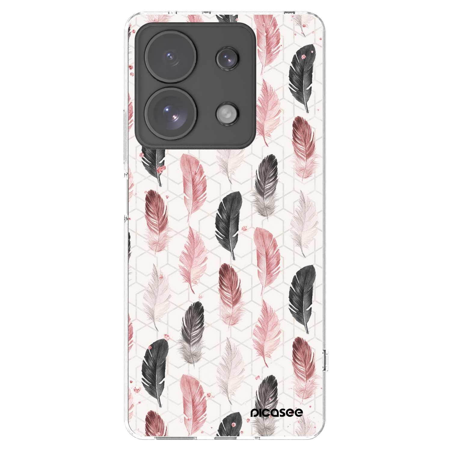 Silikónový prehľadný obal pre Xiaomi Redmi Note 13 Pro 4G - Pírka 2