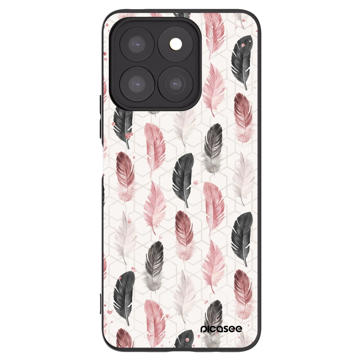 Picasee silikónový čierny obal pre Honor X8b - Pírka 2