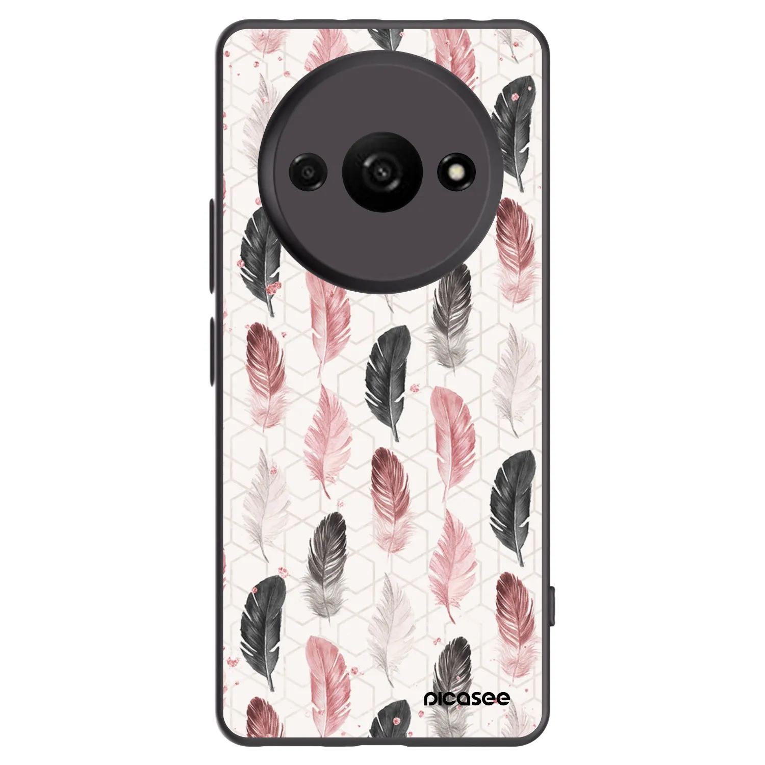 Picasee silikónový čierny obal pre Xiaomi Redmi A3 - Pírka 2