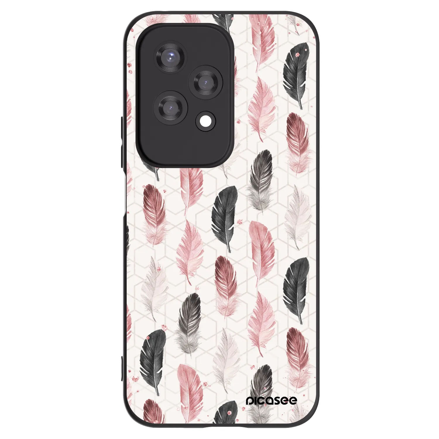 Silikónový čierny obal pre Honor 200 Lite - Pírka 2
