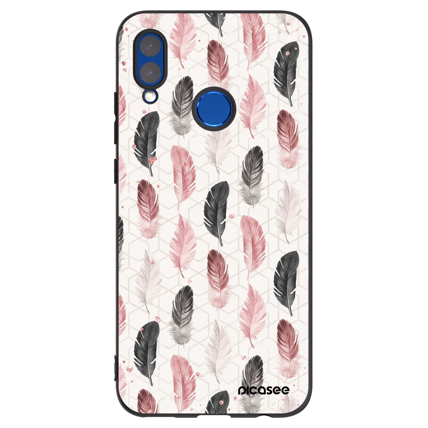 Picasee silikónový čierny obal pre Honor 10 Lite - Pírka 2
