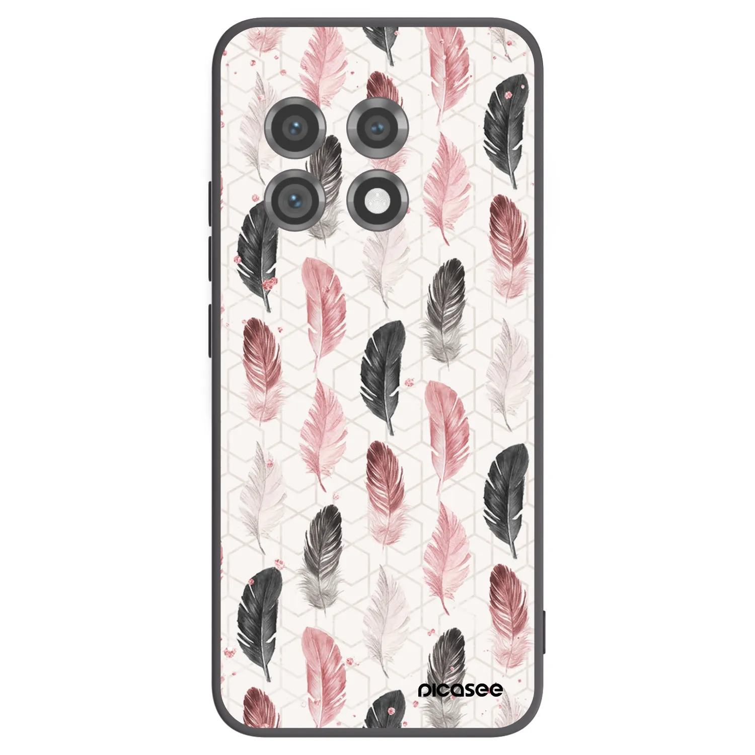 Picasee silikónový čierny obal pre OnePlus 11 5G - Pírka 2