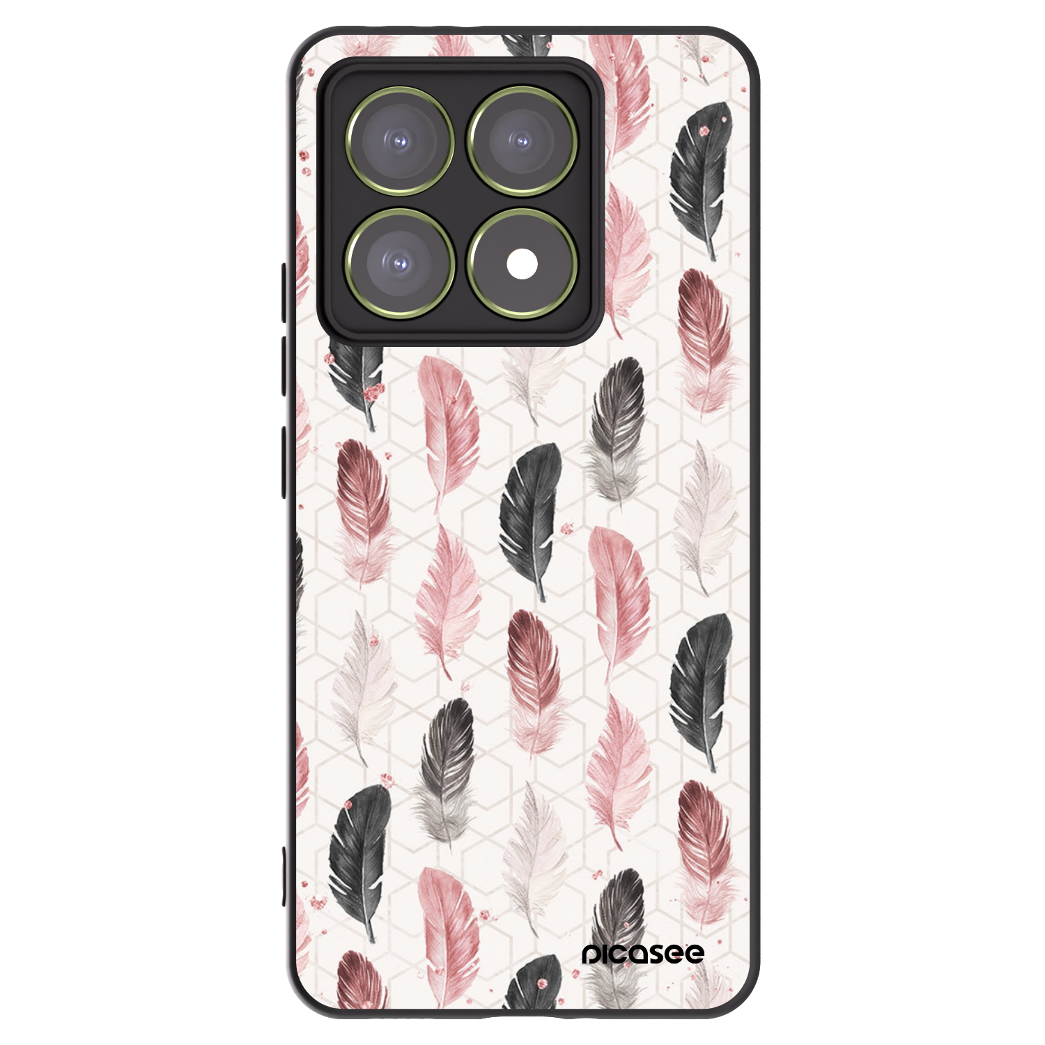 Picasee silikónový čierny obal pre Xiaomi 14T - Pírka 2