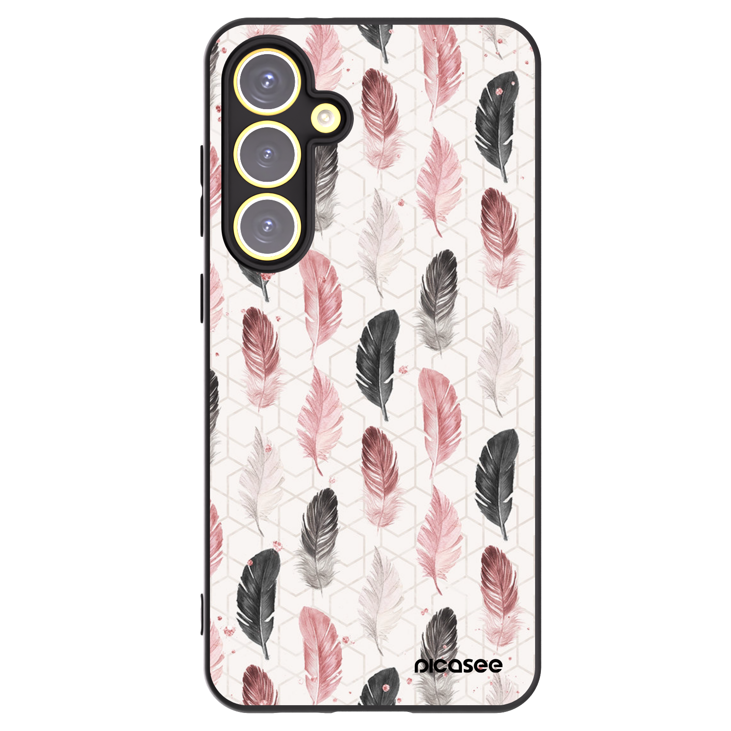 Picasee silikónový čierny obal pre Samsung Galaxy S24 FE S721B - Pírka 2