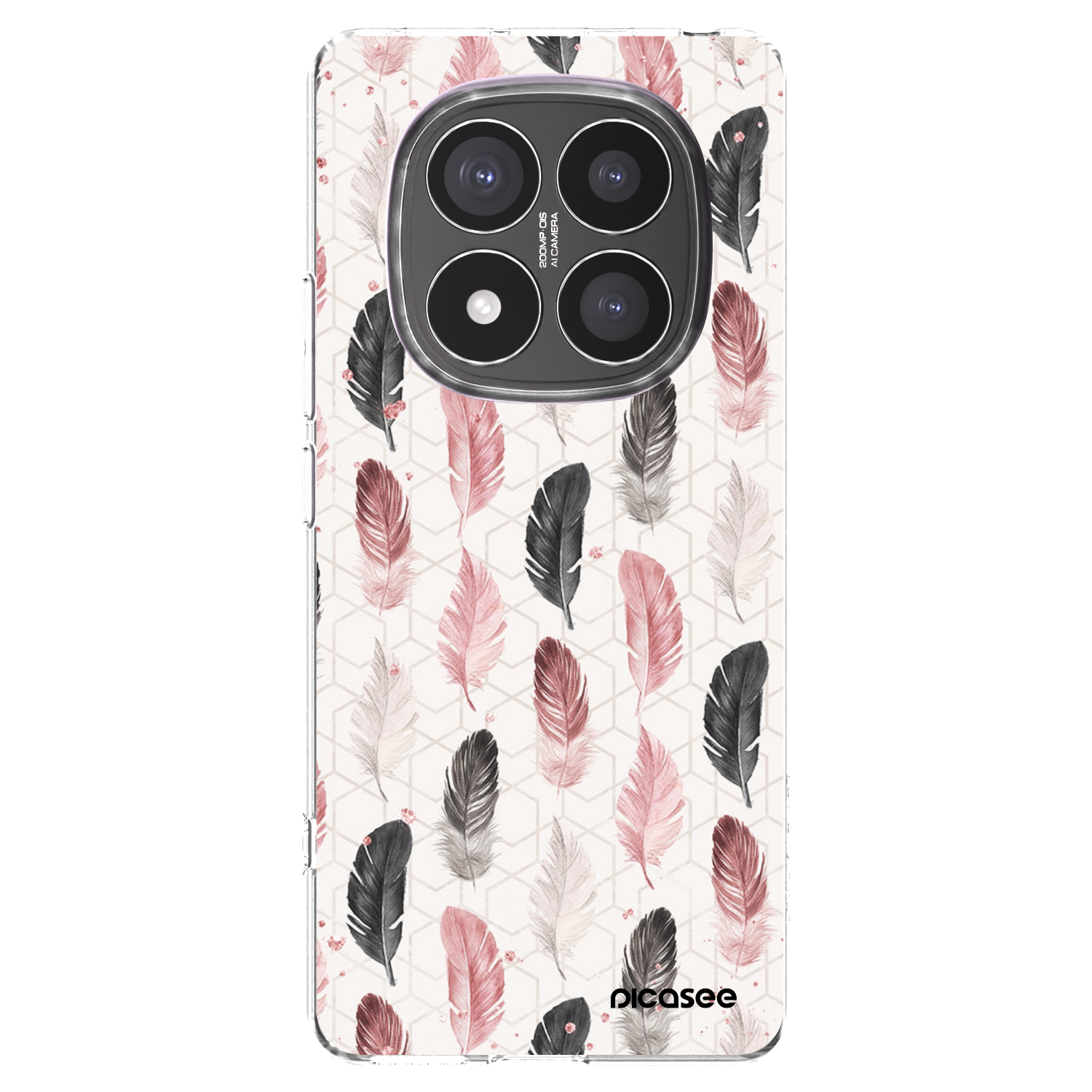 Picasee silikónový prehľadný obal pre Xiaomi Redmi Note 14 Pro+ 5G - Pírka 2
