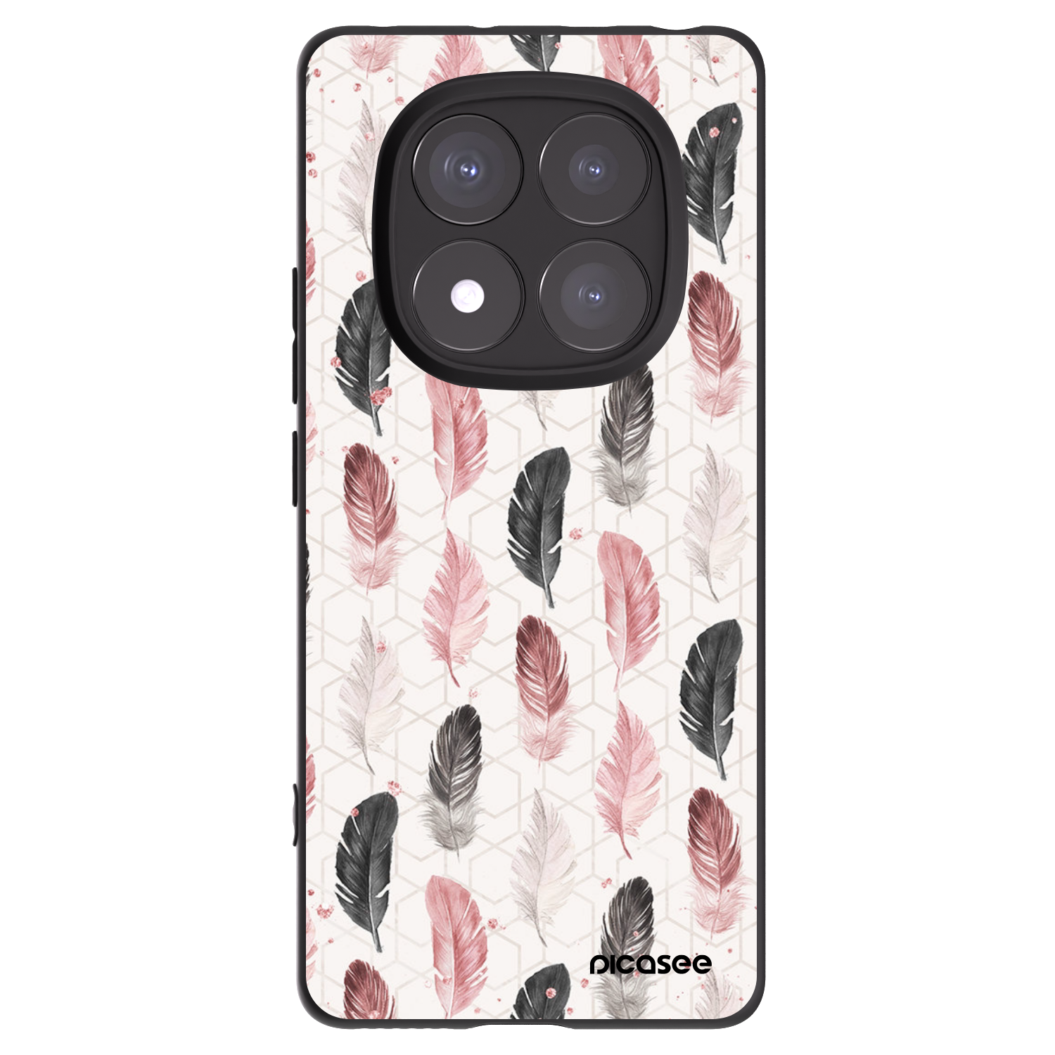 Picasee silikónový čierny obal pre Xiaomi Redmi Note 14 Pro 5G - Pírka 2