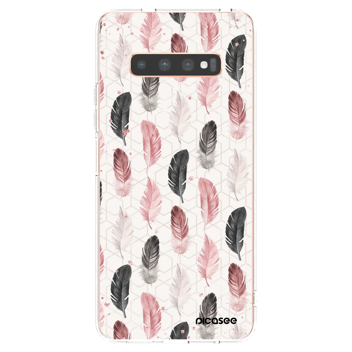 Picasee silikónový prehľadný obal pre Samsung Galaxy S10 Plus G975 - Pírka 2
