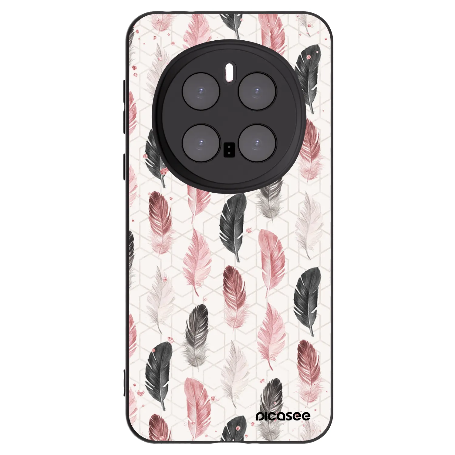 Picasee silikónový čierny obal pre Honor Magic7 Pro 5G - Pírka 2