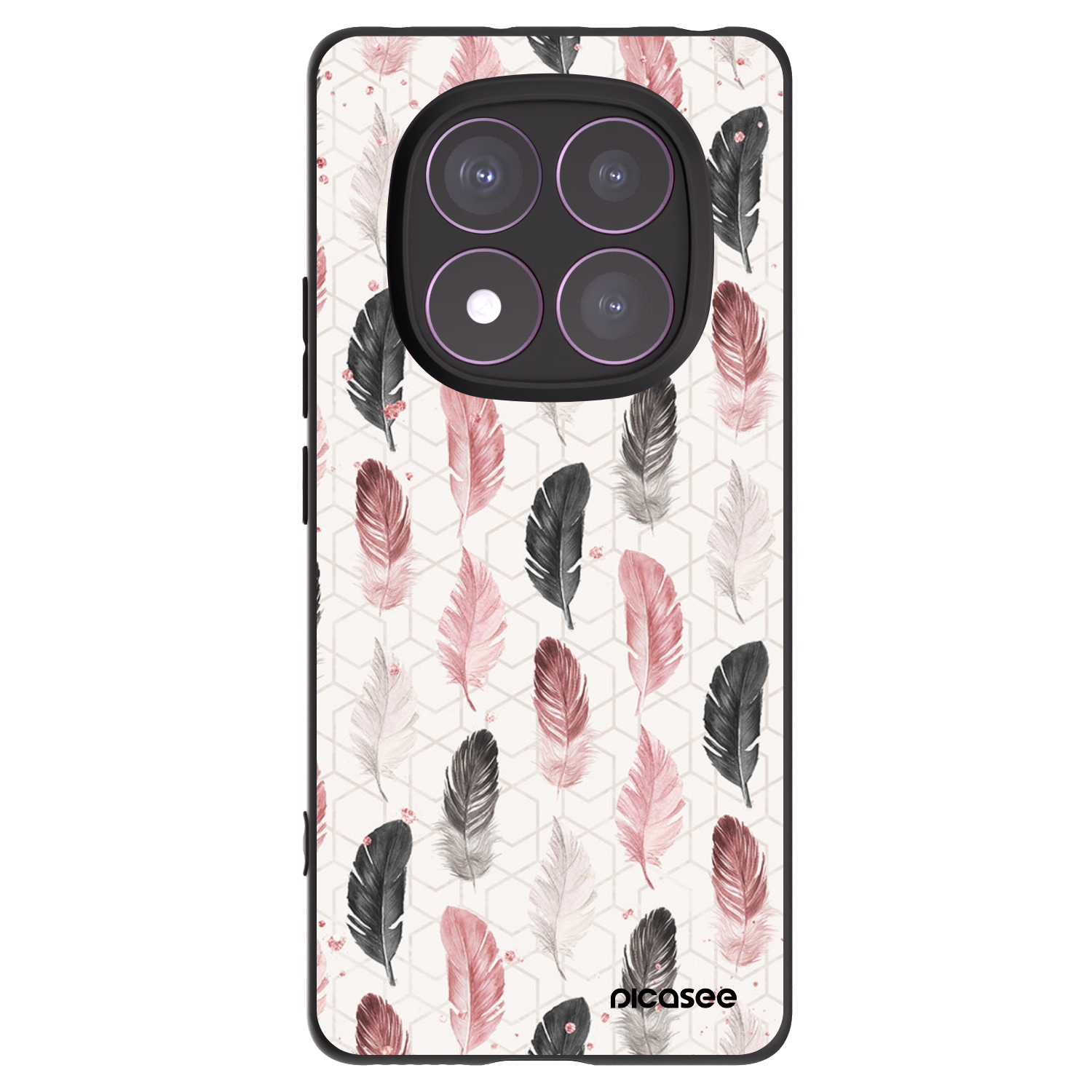 Picasee silikónový čierny obal pre Xiaomi Redmi Note 14 Pro 4G - Pírka 2