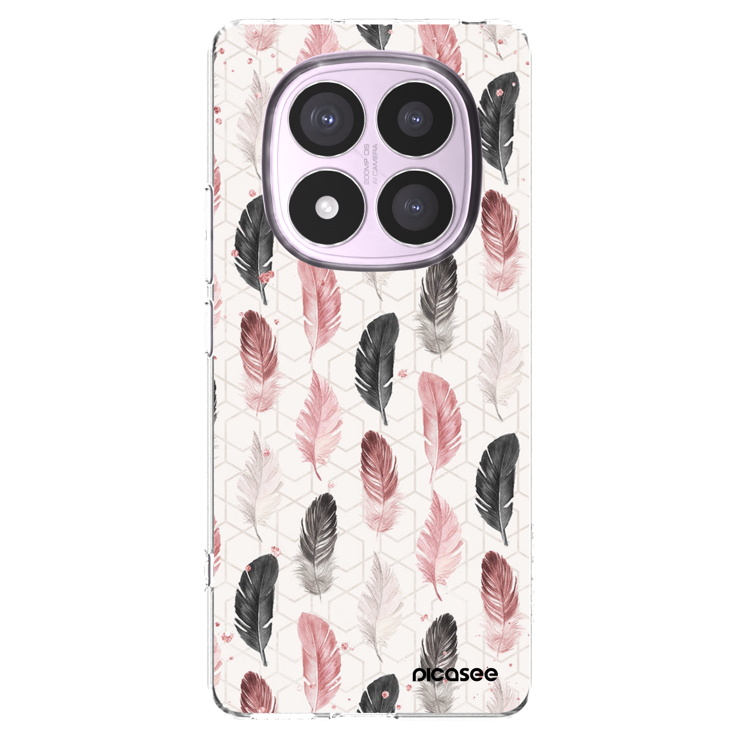 Picasee silikónový prehľadný obal pre Xiaomi Redmi Note 14 Pro 4G - Pírka 2