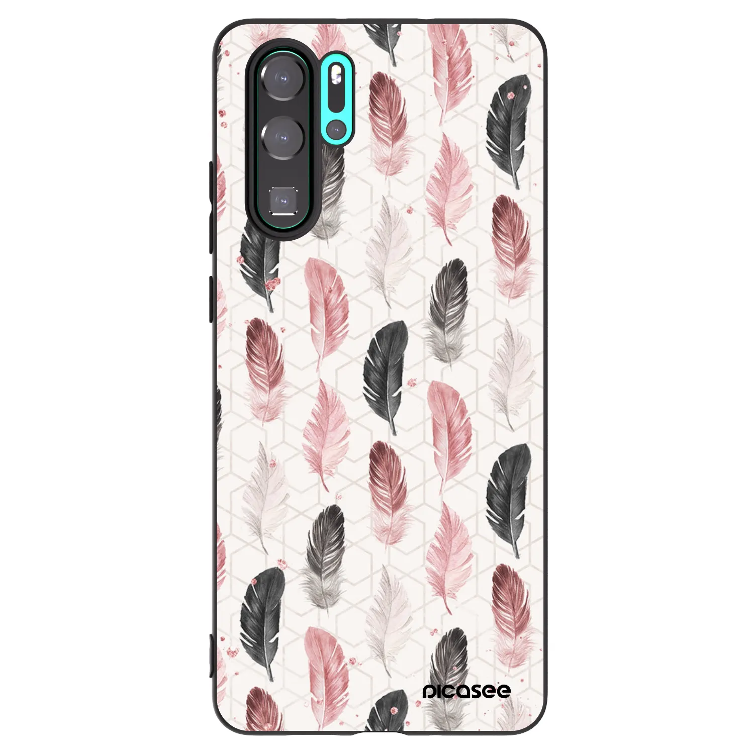 Picasee silikónový čierny obal pre Huawei P30 Pro - Pírka 2