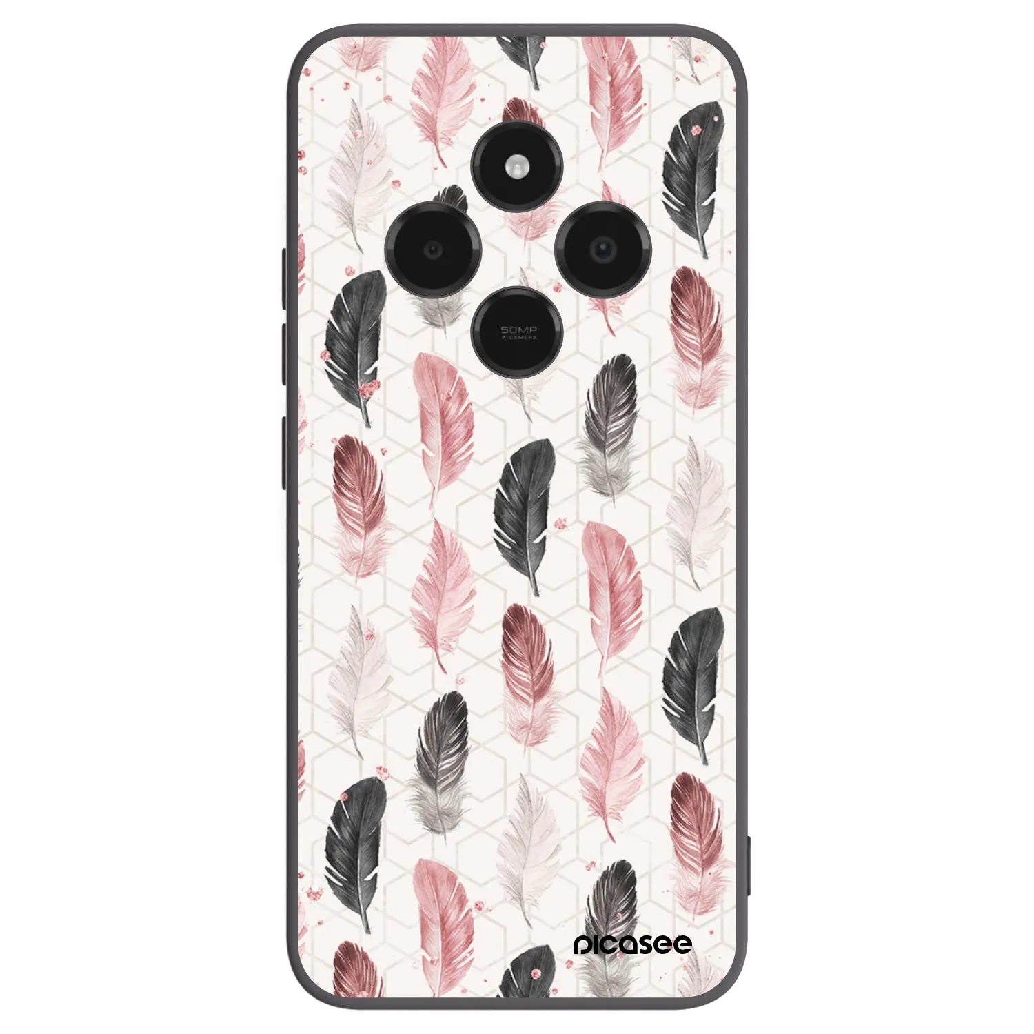 Picasee silikónový čierny obal pre Xiaomi Poco C75 - Pírka 2