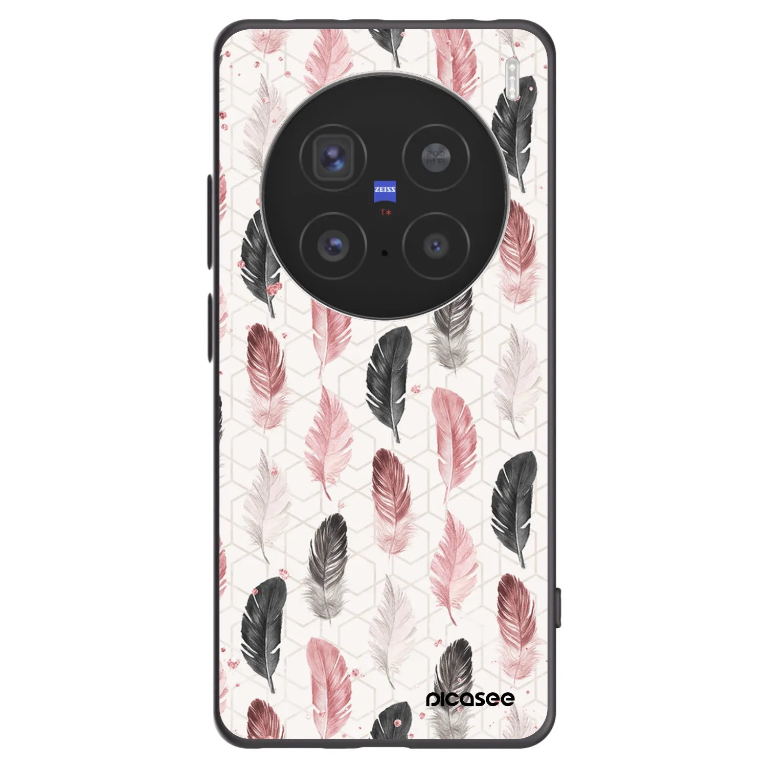 Picasee silikónový čierny obal pre Vivo X200 Pro - Pírka 2