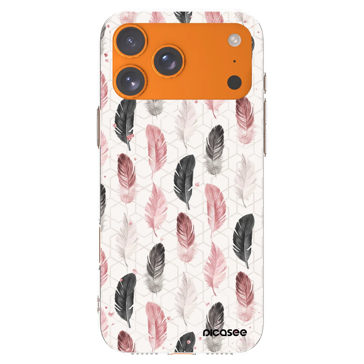 Silikónový prehľadný obal pre Apple iPhone 17 Pro Max - Pírka 2