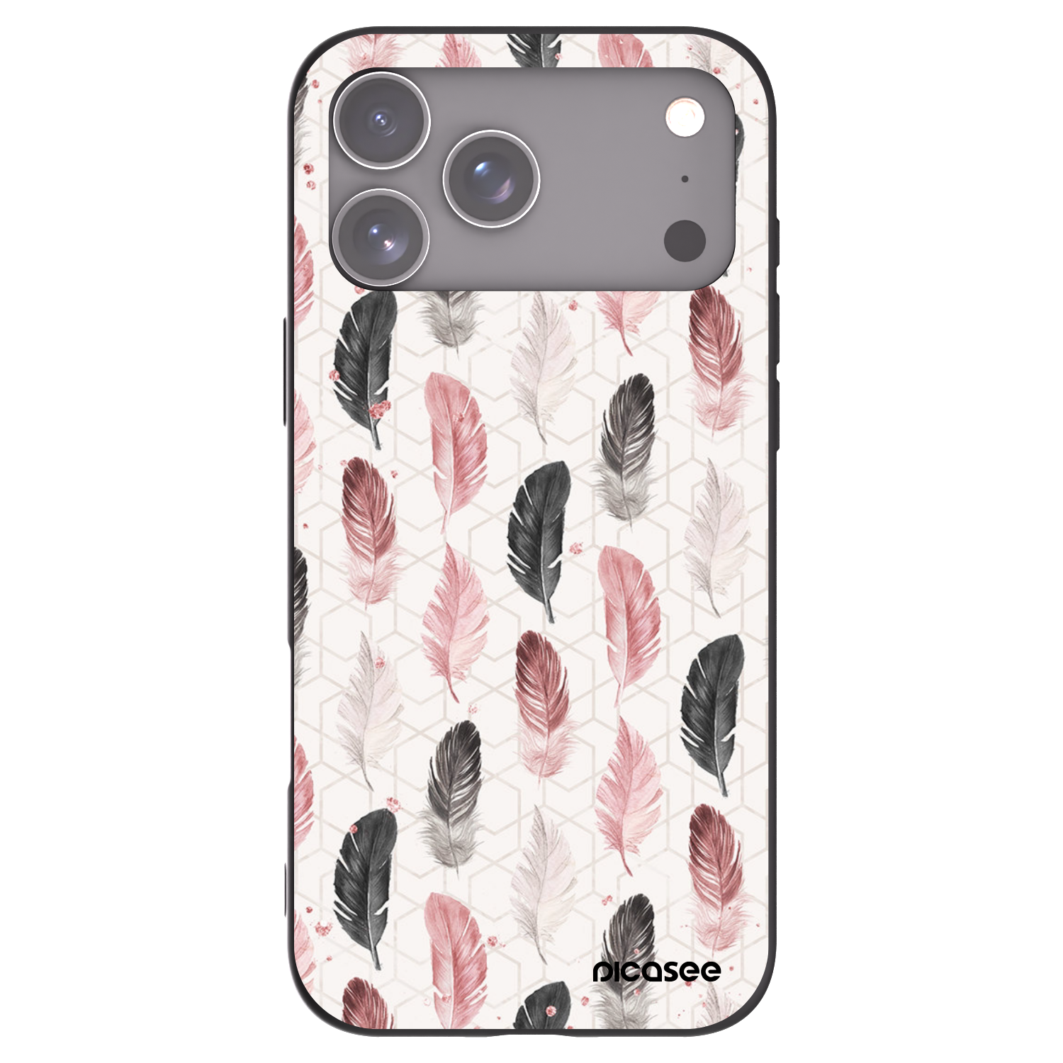 Silikónový čierny obal pre Apple iPhone 17 Pro Max - Pírka 2